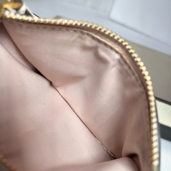 Tory Burch Soft Pink Card Holder with Gold Accents - Picture 3 of 3